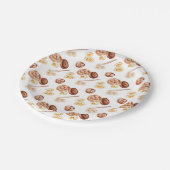 Dimsum水の色パターン ペーパープレート (アングル)