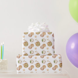 Dimsum水の色パターン ラッピングペーパー