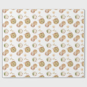 Dimsum水の色パターン ラッピングペーパー (フラット)