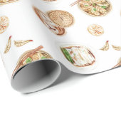 Dimsum水の色パターン ラッピングペーパー (ロールコーナー)