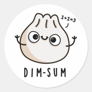 DIMSUM算おもしろい数計算 ラウンドシール