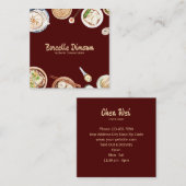 Dimsum Waterカラー スクエア名刺 (正面/裏面)