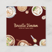 Dimsum Waterカラー スクエア名刺 (正面)