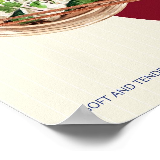 Dimsum Water Colorビジネス ポスター (角)