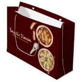 Dimsum Water Colorビジネス ラージペーパーバッグ (正面アングル)