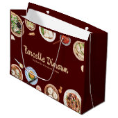 Dimsum Water Colorビジネス ラージペーパーバッグ (正面アングル)