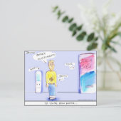 Dimwitzの漫画もし「あなたはのボストンからの」ポストカード ポストカード (スタンド正面)