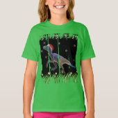 DinクールのクカスタムリスマスKidのTシャツ Tシャツ (正面)