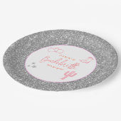 DINA宇宙女性のカーボーイ砂漠バチェロレッテディスコ ペーパープレート (アングル)