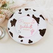 DINA宇宙女性のカーボーイ砂漠バチェロレッテディスコ ペーパープレート