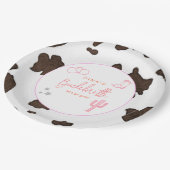 DINA宇宙女性のカーボーイ砂漠バチェロレッテディスコ ペーパープレート (アングル)