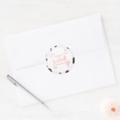 DINA宇宙女性のカーボーイ砂漠バチェロレッテディスコ ラウンドシール (封筒)