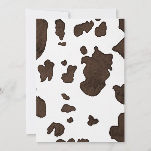 DINA宇宙女性のカーボーイ砂漠バースデーパーティー 招待状 (裏面)