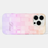 Dina -テンプレートお名前ソフトパステルカラー Case-Mate iPhoneケース (裏面 (横))