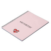 Dinah Heart Pink ノートブック (左側)