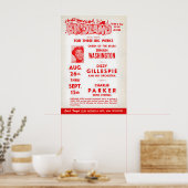 Dinah Washington - Dizzy Gillespie - Charlie ポスター (キッチン)