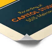 Dinah Washington jazz poster - Dinah Jams ポスター (角)