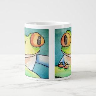 Dina's Tree Frog (ダブルイメージ)ジャンボマグ ジャンボコーヒーマグカップ