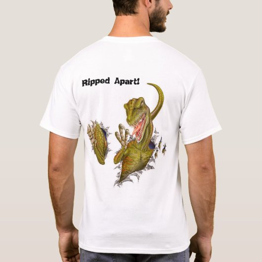Dinasaur T-REX Tシャツ (裏面)