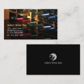 Diner Bar Restaurant Wine Bottle 名刺 (正面/裏面)