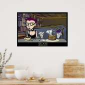 Diner Scene :リスのポスター ポスター (キッチン)