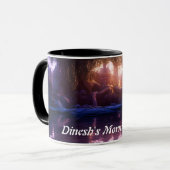 Dinesh's Morning Teaカスタマイズ可パーソナライズされた能 マグカップ (正面左)