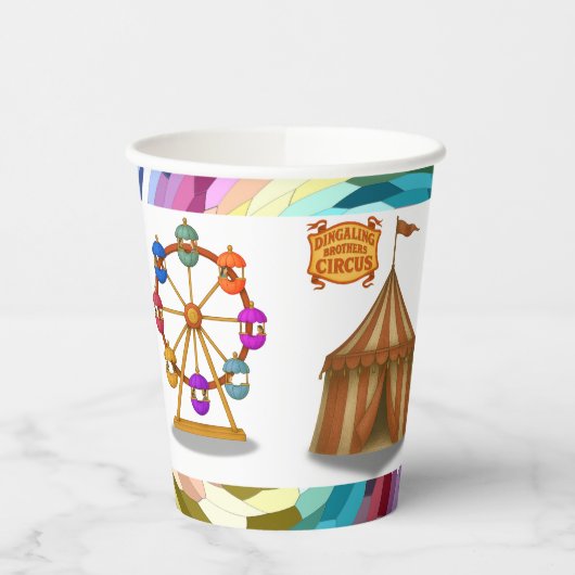 Dingaling Bros Circus 紙コップ (左)