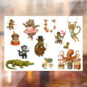 Dingaling Bros Circus acts ウィンドウサイン (シート2)