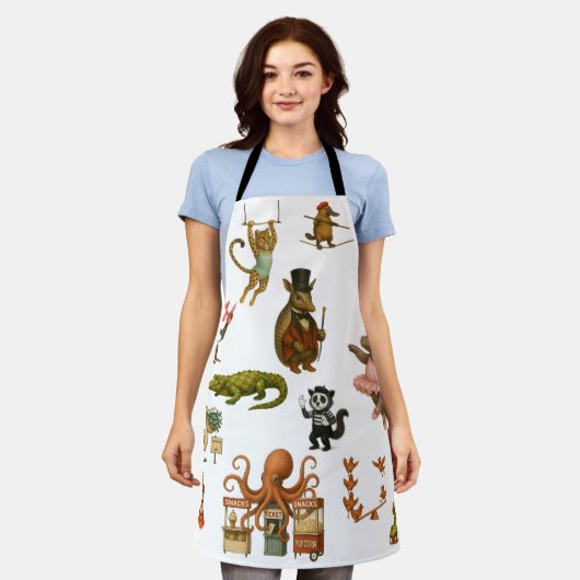 Dingaling Bros Circus acts エプロン (着用した状態)