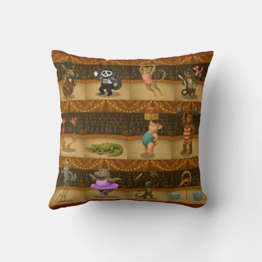 Dingaling Bros Circus acts クッション (裏面)