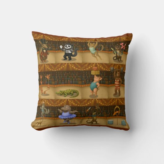 Dingaling Bros Circus acts クッション (正面)