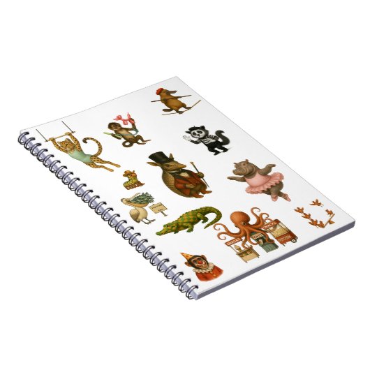 Dingaling Bros Circus acts ノートブック (右側)