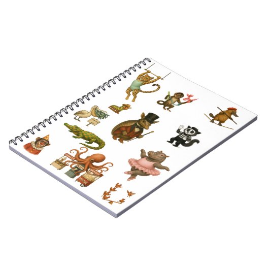 Dingaling Bros Circus acts ノートブック (左側)