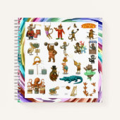 Dingaling Bros Circus acts ノートブック (正面)