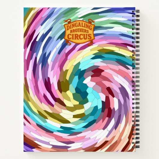 Dingaling Bros Circus acts ノートブック (裏面)