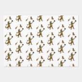 Dingaling Bros Circus acts ラッピングペーパーシート (正面)