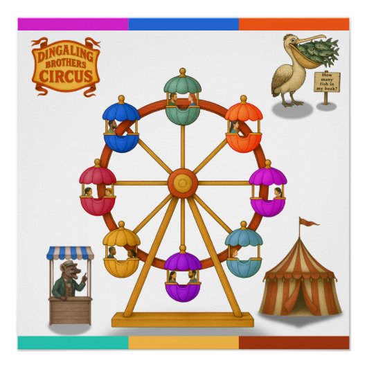 Dingaling Bros Ferris Wheel ポスター (正面)
