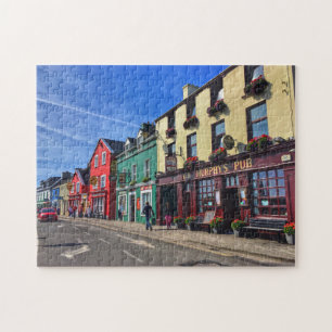 Dingle Ireland, Colorful Strand Street Puzzle ジグソーパズル
