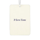 Dingusハートレースフレーム カーエアーフレッシュナー (裏面)