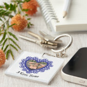 Dingusハートレースフレーム キーホルダー (正面右)