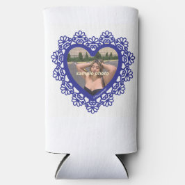 Dingusハートレースフレーム スリム缶クーラー