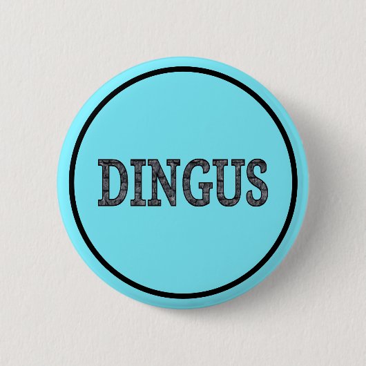 Dingus 缶バッジ (正面)