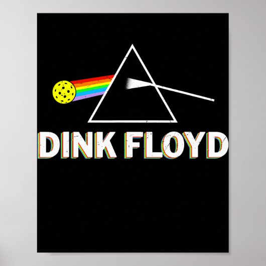 Dinkプレーおもしろいヤーヴィンテージレトロピックボール男性 ポスター (正面)