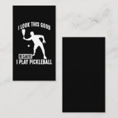 Dinkボールゲームが好調に見えるピックルボールプレーヤー 名刺 (正面/裏面)