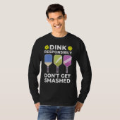 Dink応答性ピックルボール1 Tシャツ (正面フル)