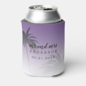 Dink Be食べ Mauidモノグラム熱帯ビーチ結婚式 缶クーラー (缶裏面)