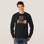 Dink Dink Boom Pickleball Dinking Orange Bomb Tシャツ (正面フル)
