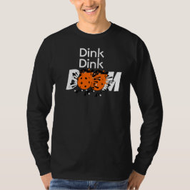 Dink Dink Boom Pickleball Dinking Orange Bomb Tシャツ