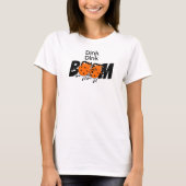 Dink Dink Boom Pickleball Dinking Orange Bomb Tシャツ (正面)