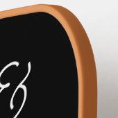 Dink & Drinkトーナメント賞とスポンサーロゴ ピックルボールラケット (左詳細)